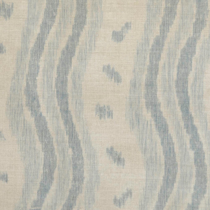 Ikat Stripe Blue/Nat by Lee Jofa Fabric