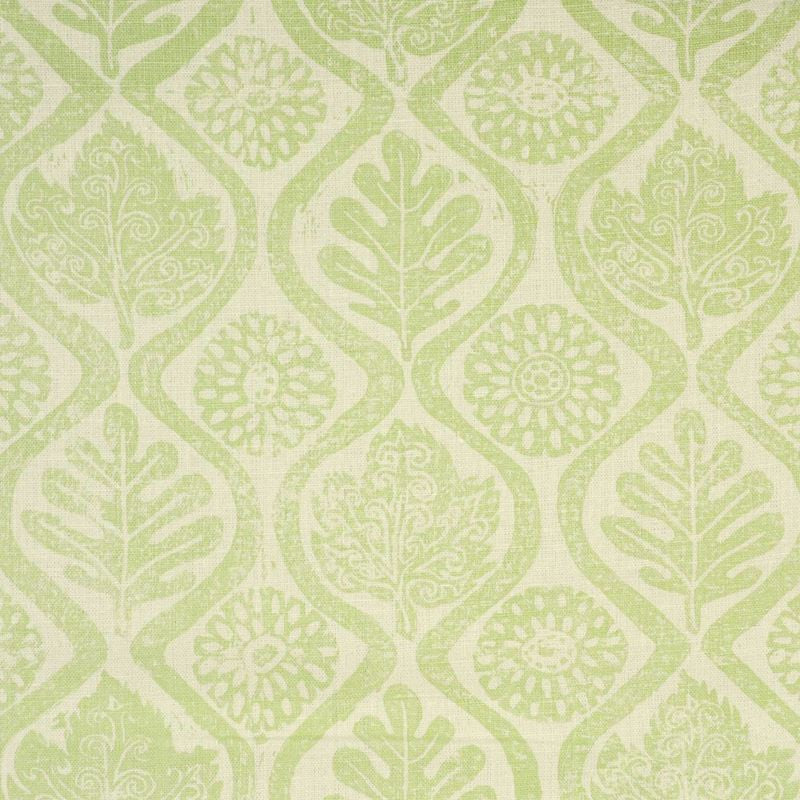 BFC-3514.23 Oakleaves Green by Lee Jofa Fabric - Linen 100% United Kingdom - H" 51 inches, V: 31.75 inches 51 inches  - Fabric Carolina -  Lee Jofa