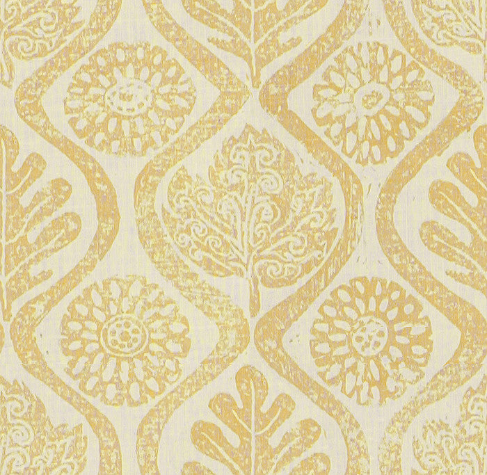 Oakleaves Yellow by Lee Jofa Fabric