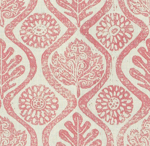 Oakleaves Pink by Lee Jofa Fabric