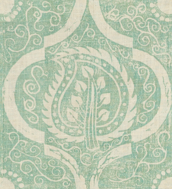 Persian Leaf Aqua by Lee Jofa Fabric