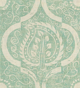Persian Leaf Aqua by Lee Jofa Fabric