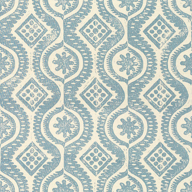Damask Aqua by Lee Jofa Fabric