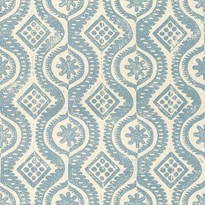 Damask Aqua by Lee Jofa Fabric