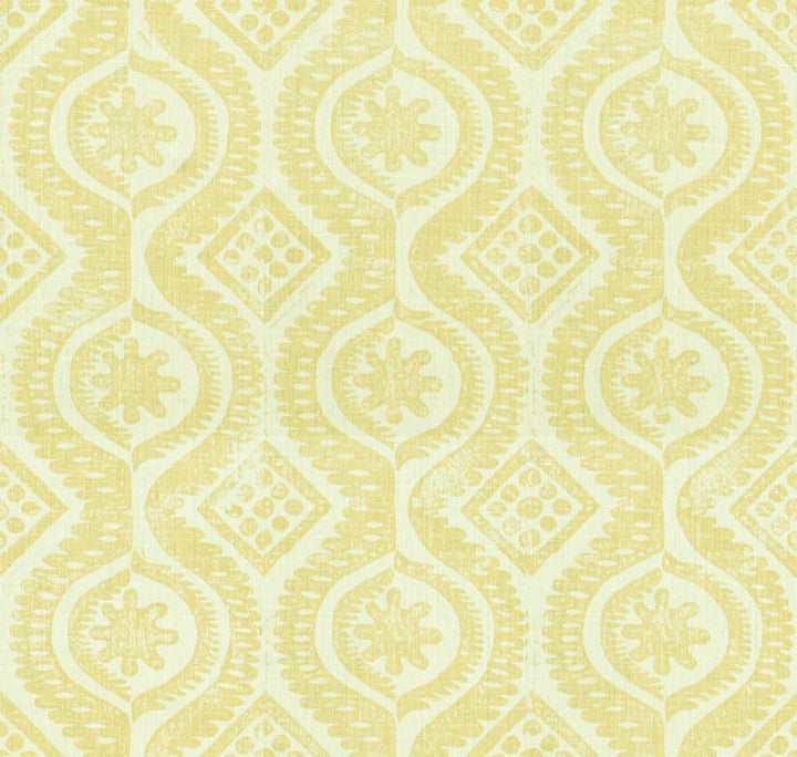 Damask Yellow by Lee Jofa Fabric