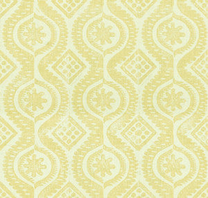 Damask Yellow by Lee Jofa Fabric