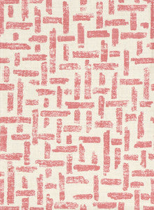 Crisscross Pink/Nat by Lee Jofa Fabric