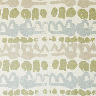 Altamira Green/Stone by Lee Jofa Fabric