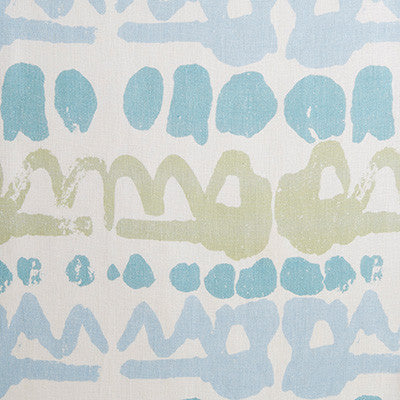Altamira Lime/Blue by Lee Jofa Fabric