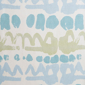Altamira Lime/Blue by Lee Jofa Fabric