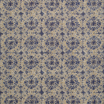Ashcombe Sand/Blue by Lee Jofa Fabric