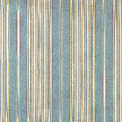 Windsor Stripe Aqua/Gold by Lee Jofa Fabric