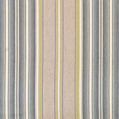 Windsor Stripe Beige/Blue by Lee Jofa Fabric