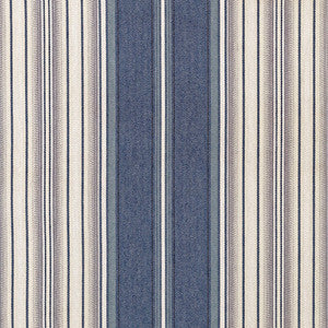 Windsor Stripe Blue/Silver by Lee Jofa Fabric
