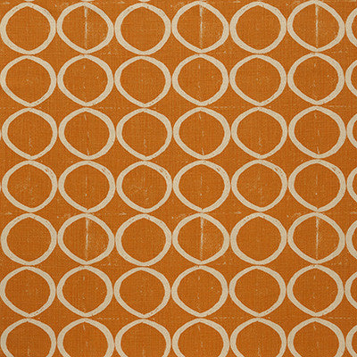 Circles Tangerine by Lee Jofa Fabric