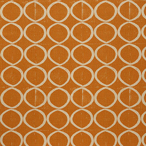 Circles Tangerine by Lee Jofa Fabric