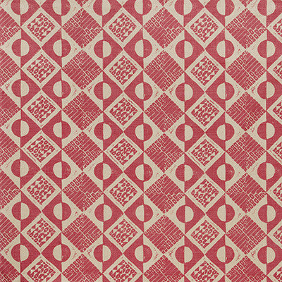 Circles And Squares Berry by Lee Jofa Fabric