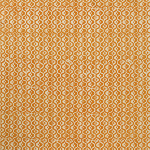 Small Medallion Tangerine by Lee Jofa Fabric