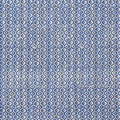Small Medallion Azure by Lee Jofa Fabric