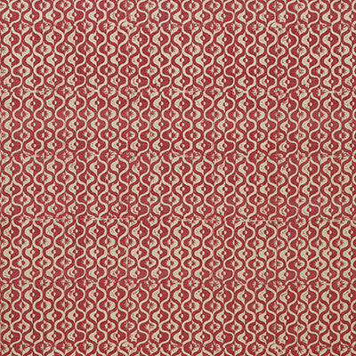Small Medallion Berry by Lee Jofa Fabric