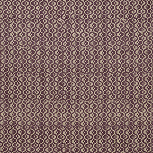 Small Medallion Aubergine by Lee Jofa Fabric