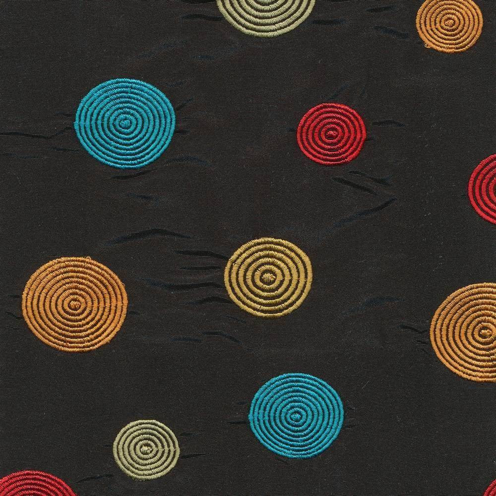 Big Top Black Diamond by Kasmir Fabric 1369 39% Nylon 33% Polyester 28% Rayon CHINA 12,000 Wyzenbeek Double Rubs H: 14 4/8 inches, V:11 4/8 inches 53 - 58 - Fabric Carolina - Kasmir