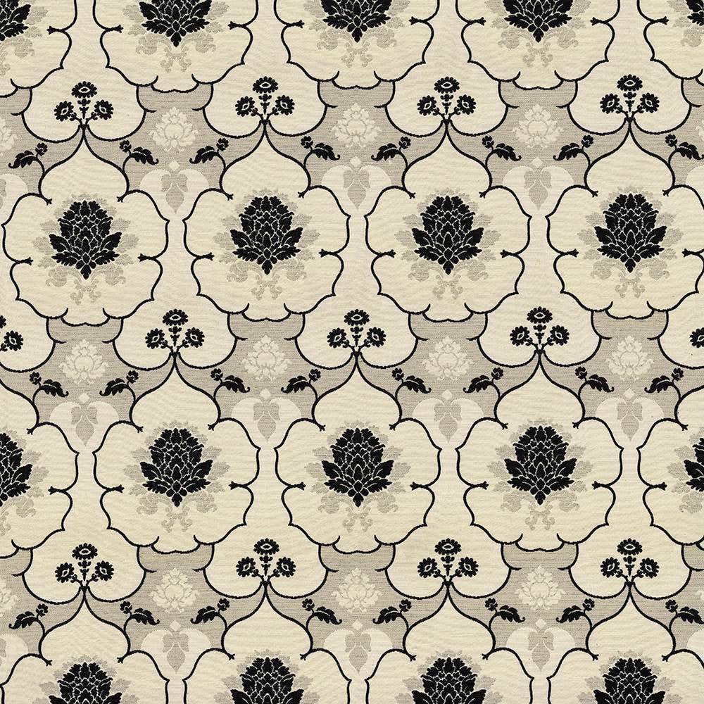 Billingsley Domino by Kasmir Fabric 8004 56% Rayon 28% Polyester 16% Cotton USA 12,000 Wyzenbeek Double Rubs H: 13 4/8 inches, V:39 inches 55 - 56 - Fabric Carolina - Kasmir