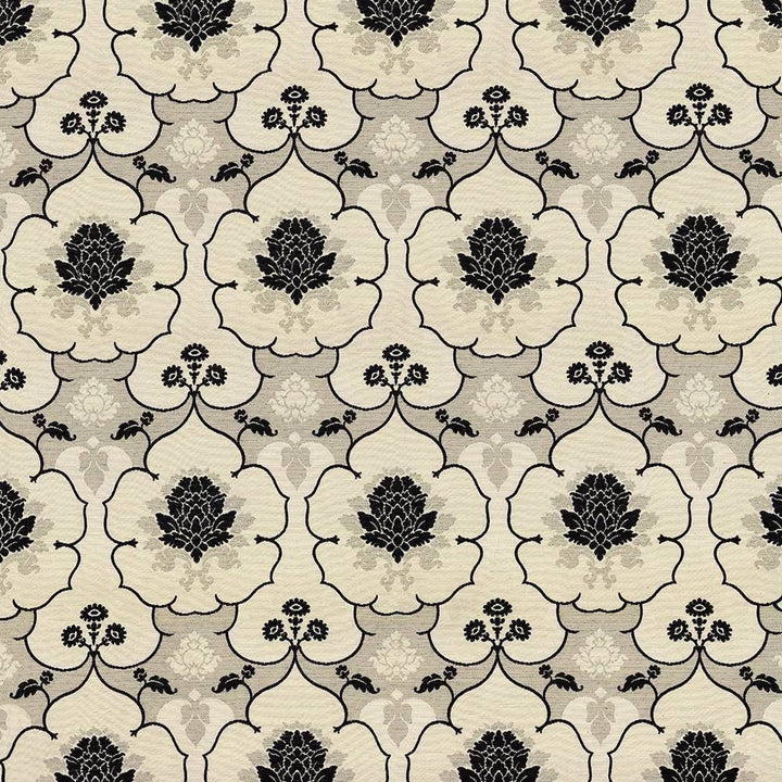 Billingsley Domino by Kasmir Fabric 8004 56% Rayon 28% Polyester 16% Cotton USA 12,000 Wyzenbeek Double Rubs H: 13 4/8 inches, V:39 inches 55 - 56 - Fabric Carolina - Kasmir