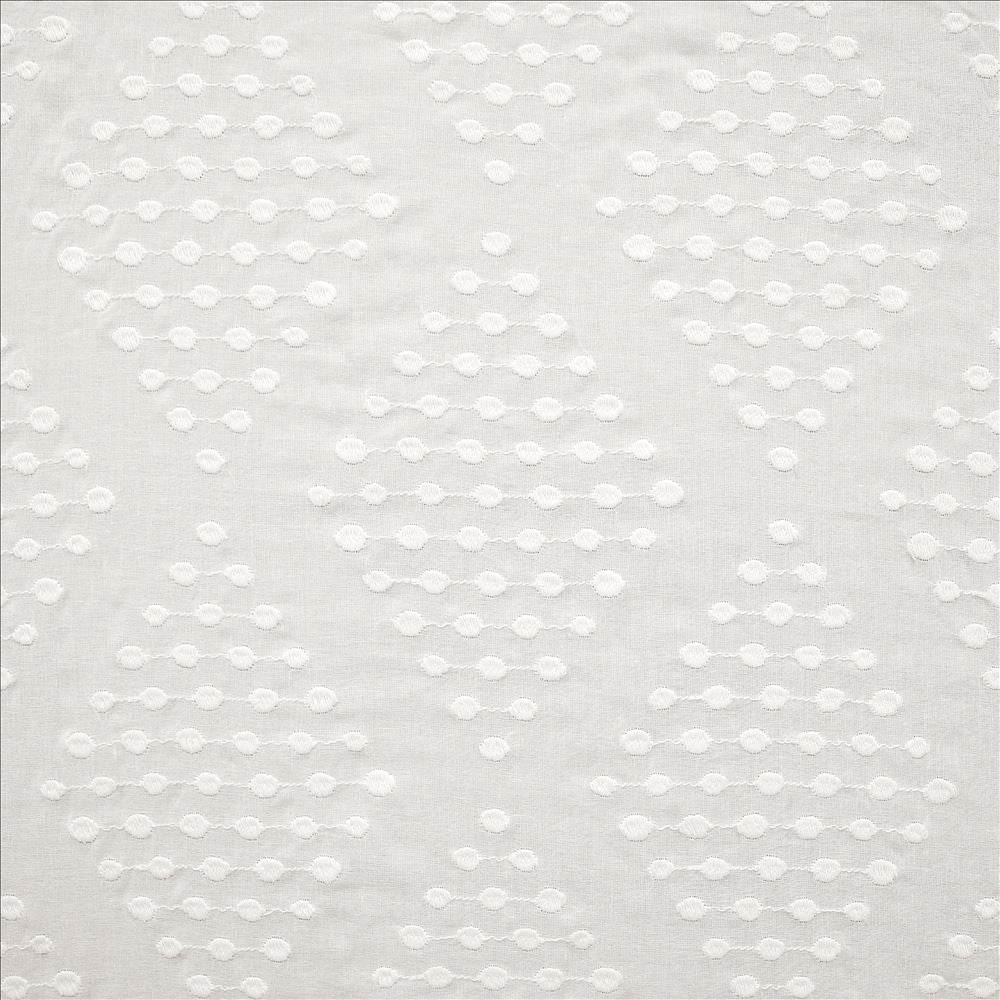 Bing White by Kasmir Fabric 5108 100% Cotton
 INDIA Not Tested </p><p>Repeat: Horizontal: 7 4/8 inches and Vertical: 8 inches 46 - Fabric Carolina -