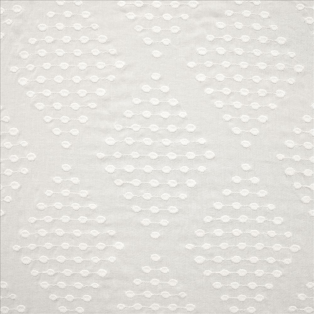 Bing White by Kasmir Fabric 5108 100% Cotton
 INDIA </p><p>Repeat: Horizontal: 7 4/8 inches and Vertical: 8 inches 46 - 56 - Fabric Carolina -
