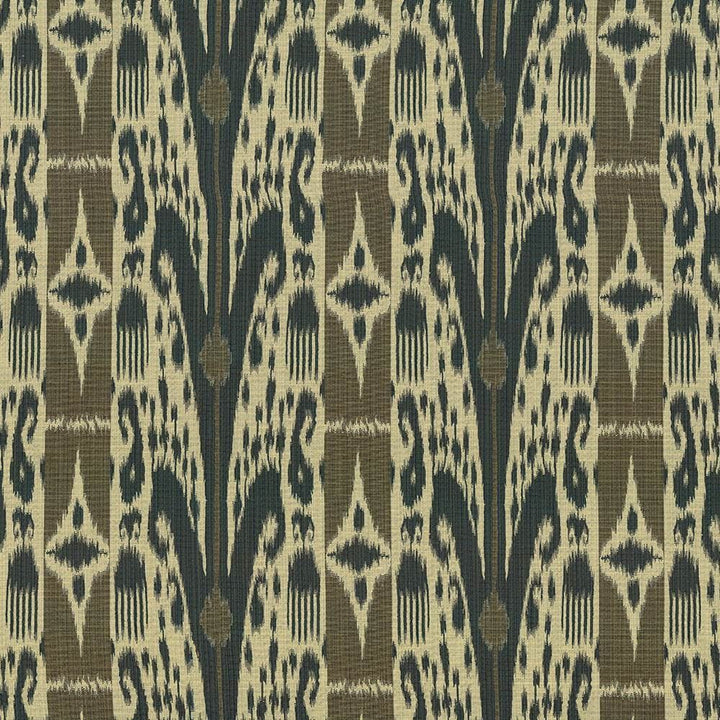 Binjai Ikat Stratosphere by Kasmir Fabric 1416 100% Polyester
 TURKEY </p><p>Repeat: Horizontal: 14 1/8 inches and Vertical: 14 1/8 inches 54 - 55 - Fabric Carolina -