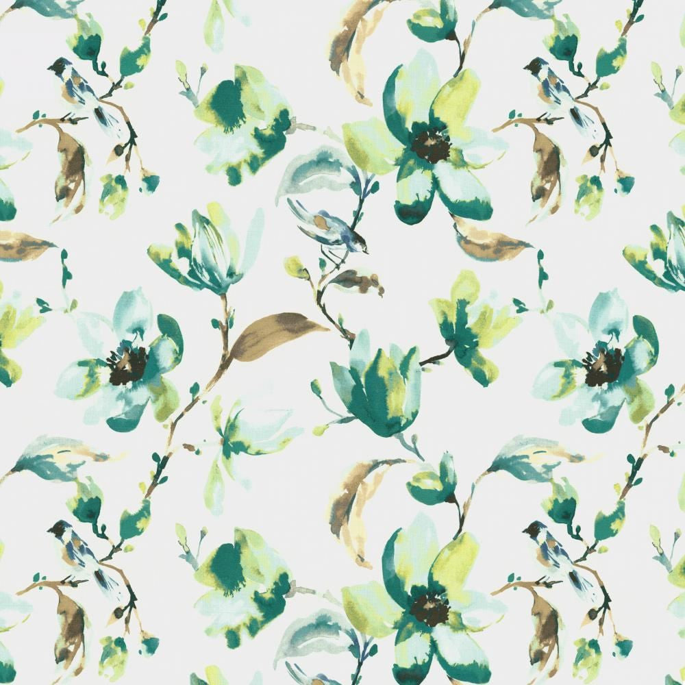 Bird Is The Word Mist by Kasmir Fabric 5142 100% Cotton
 SPAIN </p><p>Repeat: Horizontal: 27 inches and Vertical: 27 inches 54 - Fabric Carolina -