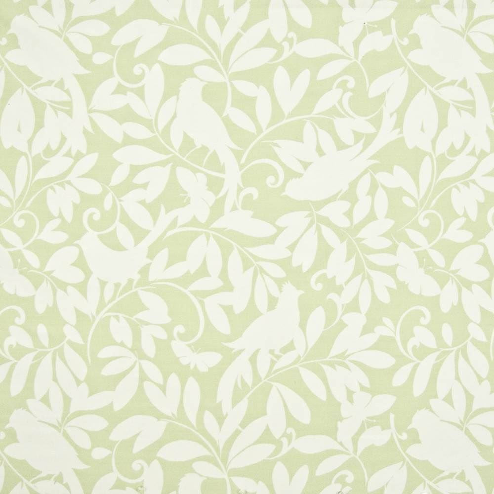 Birdland Pistachio by Kasmir Fabric 1388 56% Acrylic 44% Polyester CHINA 48,000 Wyzenbeek Double Rubs Horizontal: 28 6/8 inches and Vertical: 28 inches 54 - Fabric Carolina -