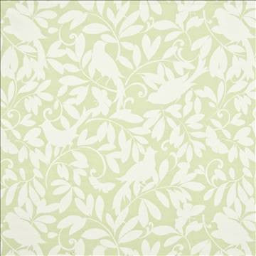 Birdland Pistachio by Kasmir Fabric 1388 56% Acrylic 44% Polyester CHINA 48,000 Wyzenbeek Double Rubs H: 28 6/8 inches, V: 28 inches 54 - Fabric Carolina - Kasmir