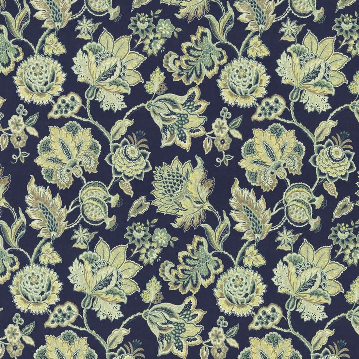 Birmingham Indigo by Kasmir Fabric 5136 100% Cotton
 SPAIN </p><p>Repeat: Horizontal: 27 inches and Vertical: 27 inches 54 - Fabric Carolina -