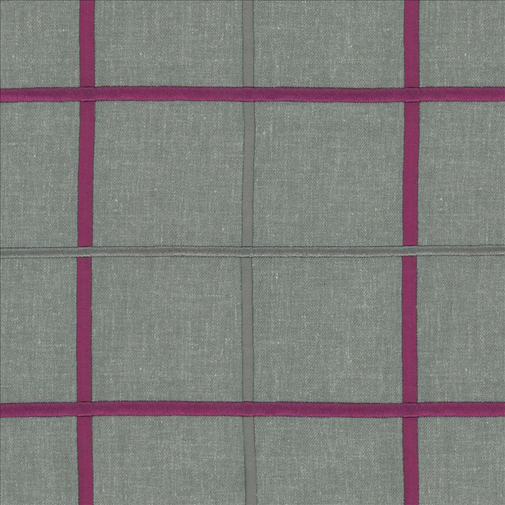 Bixley Plaid Cassis by Kasmir Fabric 8002 68% Polyester
21% Linen
11% Cotton
 INDIA </p><p>Repeat: Horizontal: 6 3/8 inches and Vertical: 6 3/8 inches 55 - Fabric Carolina -