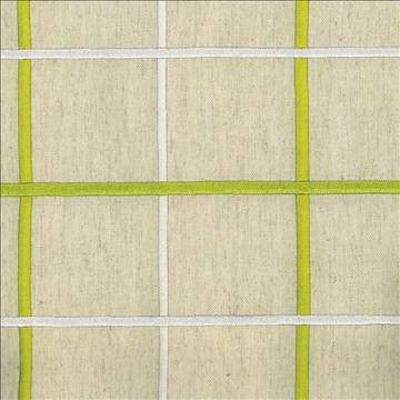Bixley Plaid Lime by Kasmir Fabric 8002 68% Polyester 21% Linen 11% Cotton INDIA Not Tested H: 6 3/8 inches, V: 6 3/8 inches 55 - Fabric Carolina - Kasmir