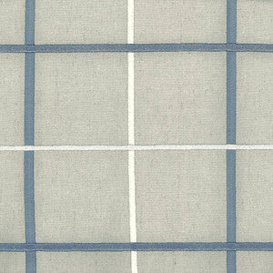 Bixley Plaid Storm Blue by Kasmir Fabric