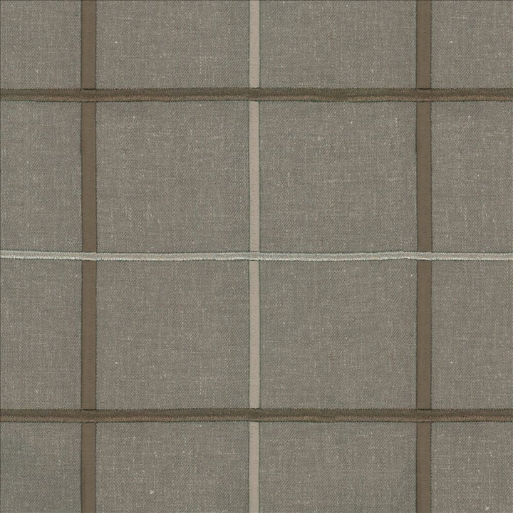 Bixley Plaid Twine  by Kasmir Fabric See sample 68% Polyester
21% Linen
11% Cotton
 INDIA Not Tested </p><p>Repeat: Horizontal: 6 3/8 inches and Vertical: 6 3/8 inches 55  - Fabric Carolina -