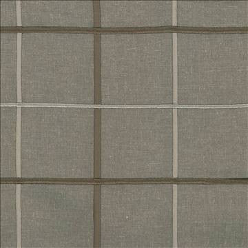 Bixley Plaid Twine by Kasmir Fabric 8002 68% Polyester 21% Linen 11% Cotton INDIA Not Tested H: 6 3/8 inches, V: 6 3/8 inches 55 - Fabric Carolina - Kasmir