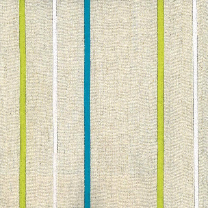 Bixley Stripe Lime by Kasmir Fabric 8002 68% Polyester 21% Linen 11% Cotton INDIA Not Tested H: 6 6/8 inches, V:N/A 55 - Fabric Carolina - Kasmir