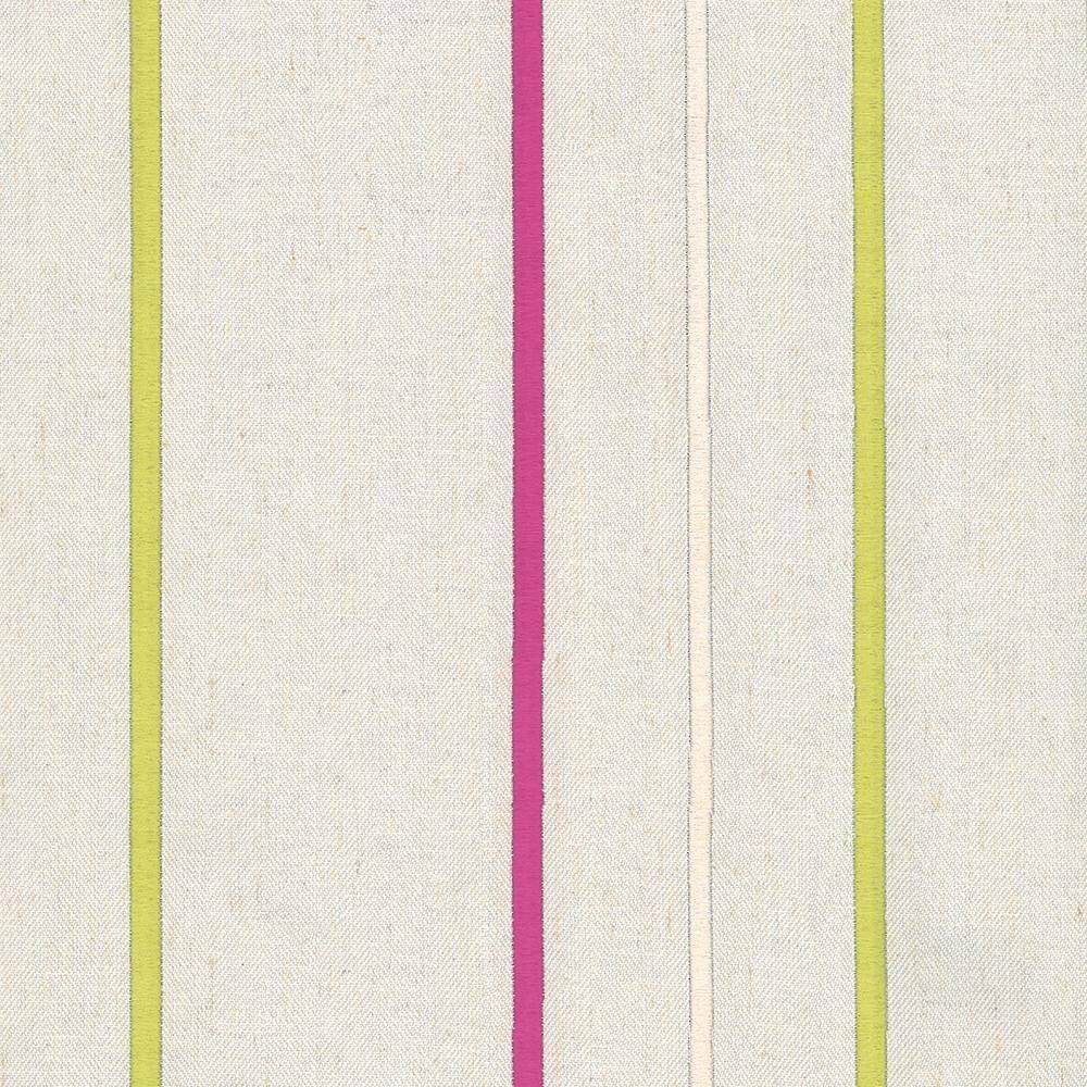 Bixley Stripe Watermelon by Kasmir Fabric 8002 68% Polyester 21% Linen 11% Cotton INDIA Not Tested H: 6 6/8 inches, V:N/A 55 - Fabric Carolina - Kasmir