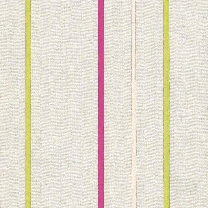 Bixley Stripe Watermelon by Kasmir Fabric 8002 68% Polyester 21% Linen 11% Cotton INDIA Not Tested H: 6 6/8 inches, V:N/A 55 - Fabric Carolina - Kasmir