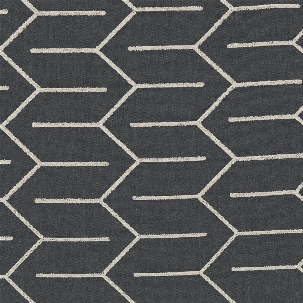 Blakemore Charcoal  by Kasmir Fabric 1473 100% Polyester  INDIA  </p><p>Repeat: Horizontal: 5 inches and Vertical: 3 6/8 inches 53  - Fabric Carolina -