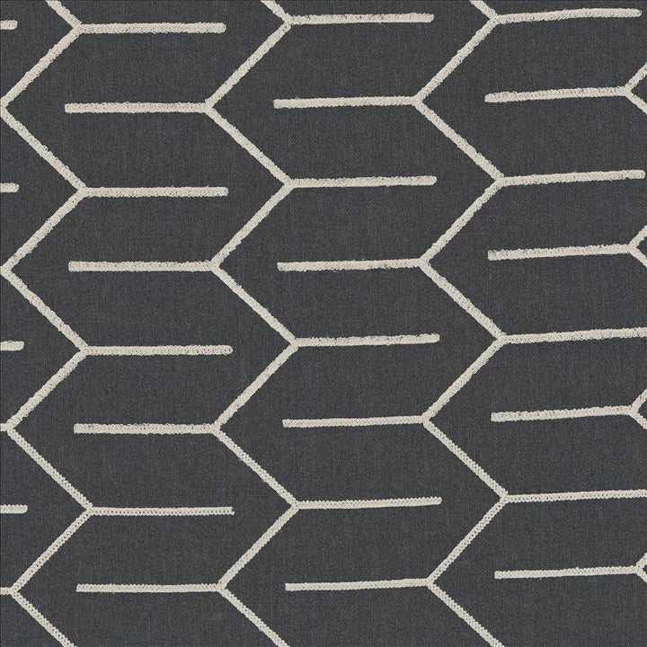 Blakemore Charcoal  by Kasmir Fabric 1473 100% Polyester  INDIA  </p><p>Repeat: Horizontal: 5 inches and Vertical: 3 6/8 inches 53  - Fabric Carolina -