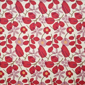 Blansette Garden Lipstick by Kasmir Fabric 1400 100% Linen CHINA 15,000 Wyzenbeek Double Rubs H: 13 4/8 inches, V: 25 2/8 inches 54 - Fabric Carolina - Kasmir
