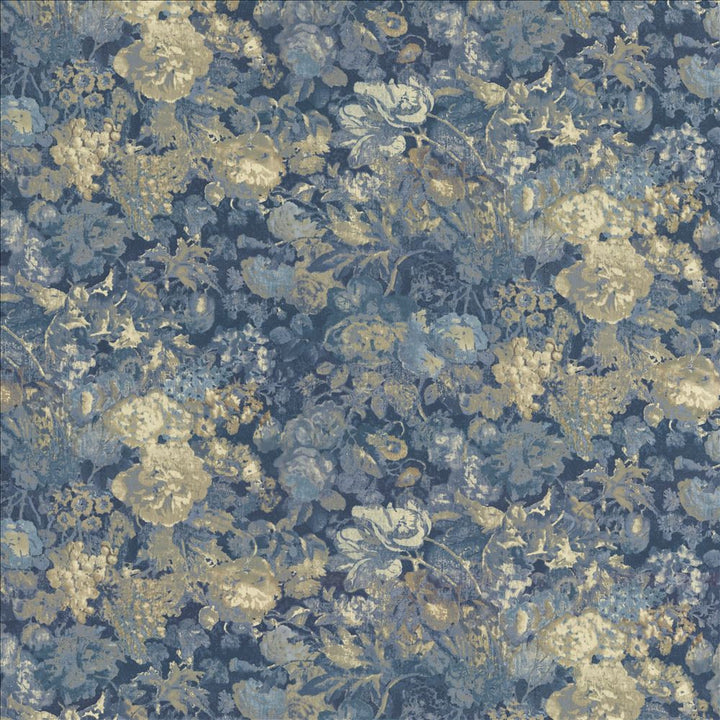 Bleeker Midnight Blue by Kasmir Fabric 1463 100% Cotton
 CHINA 15,000 Wyzenbeek Double Rubs Horizontal: 54 inches and Vertical: 26 4/8 inches 54 - Fabric Carolina -