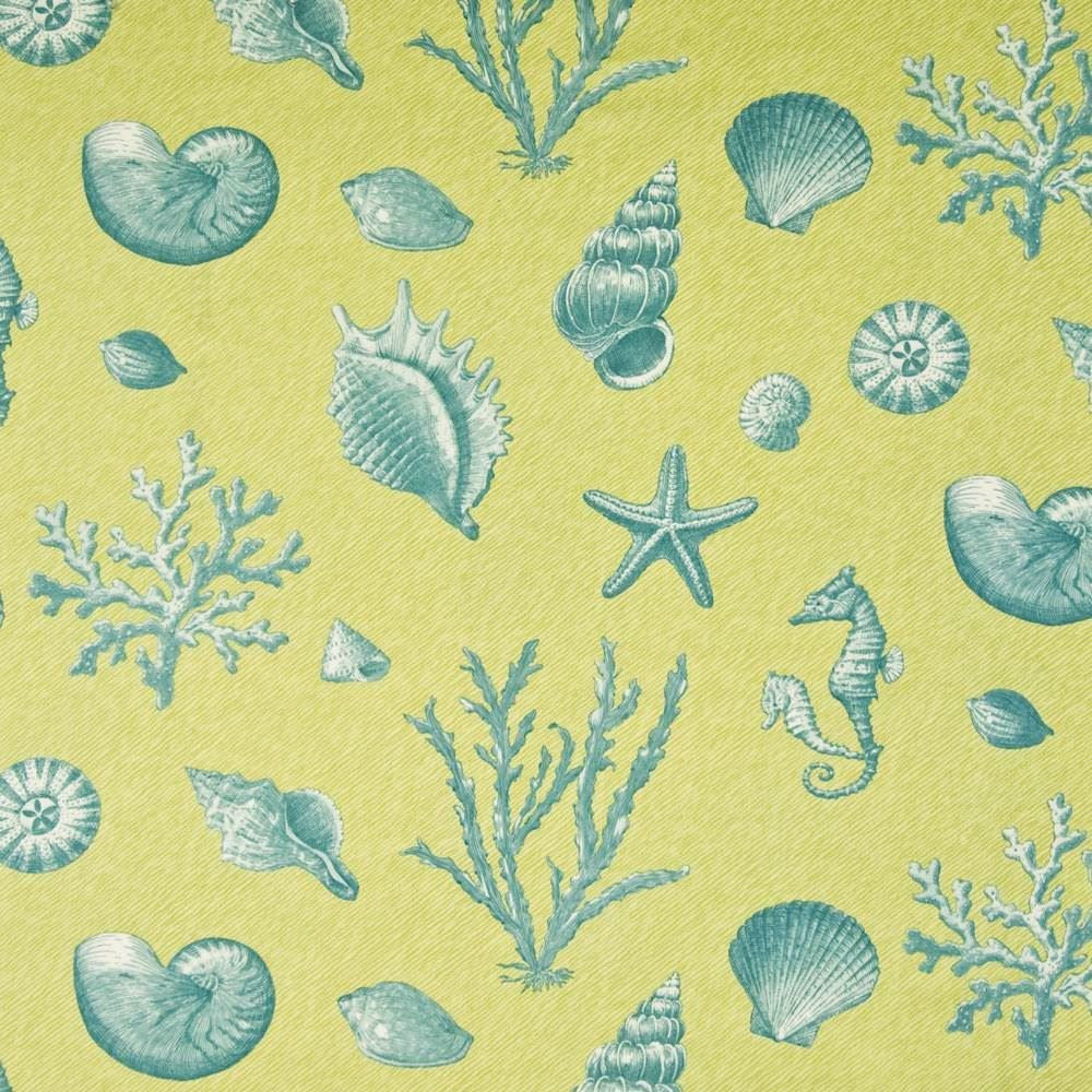 Bluewater Beach Algae by Kasmir Fabric 1368 100% Cotton
 USA </p><p>Repeat: Horizontal: 54 inches and Vertical: 27 inches 54 - Fabric Carolina -