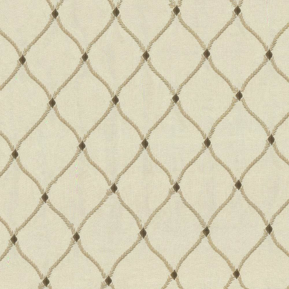 Bluffton Ecru by Kasmir Fabric 1437 100% Polyester
Embroidery
100% Rayon
 INDIA 15,000 Wyzenbeek Double Rubs </p><p>Repeat: Horizontal: 4 2/8 inches and Vertical: 6 1/8 inches 51 - Fabric Carolina -