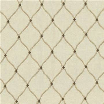 Bluffton Ecru by Kasmir Fabric 1437 100% Polyester Embroidery Contents 100% Rayon INDIA 15,000 Wyzenbeek Double Rubs H: 4 2/8 inches, V: 6 1/8 inches 54 - 55 - Fabric Carolina - Kasmir